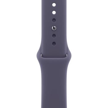 Apple Watch Series 11, 42 mm, Jet Black Aluminum Purple Fog Sport Band S/M